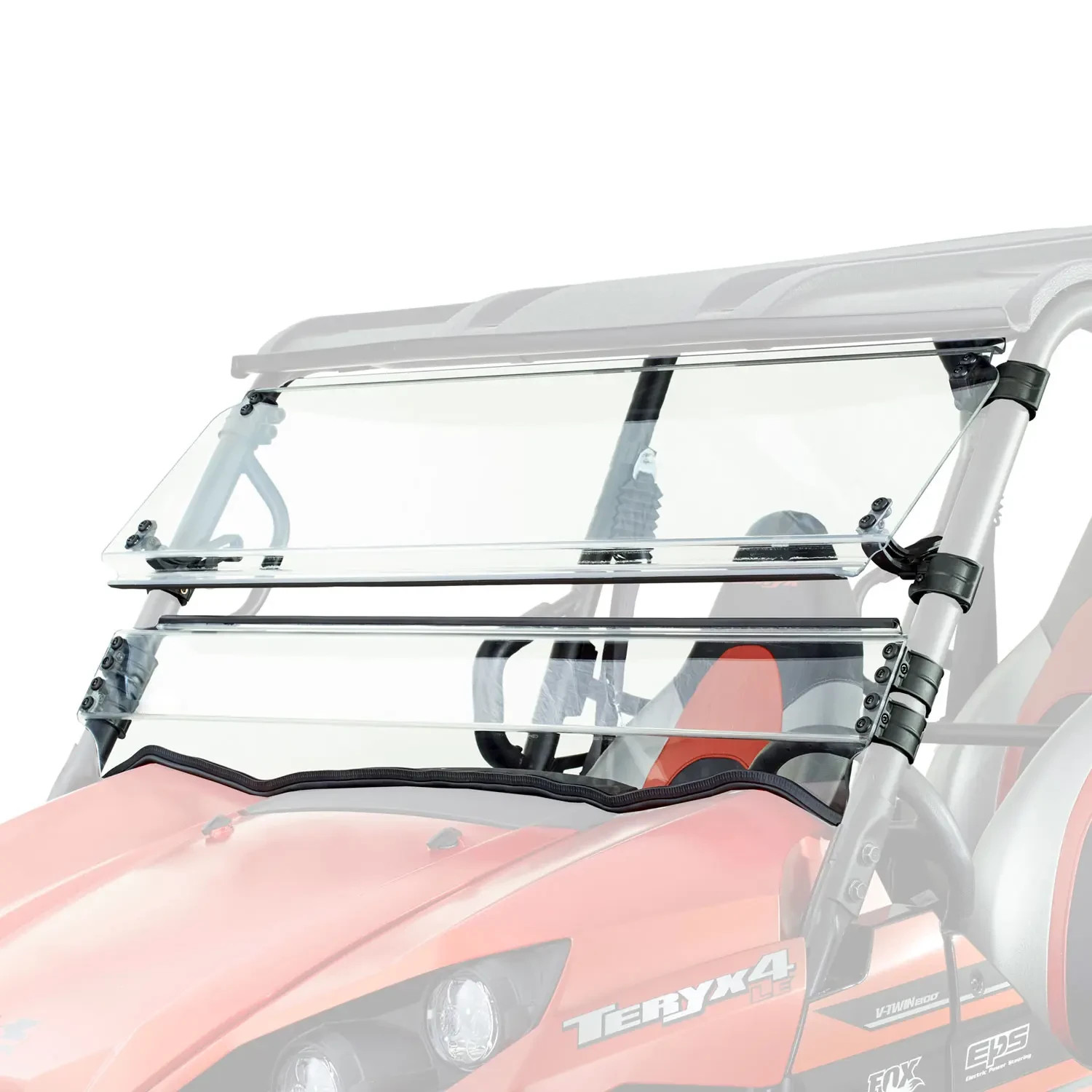 Kolpin UTV Kawasaki 2016-2025 Teryx 800 Full Tilt Poly Windshield - 1468