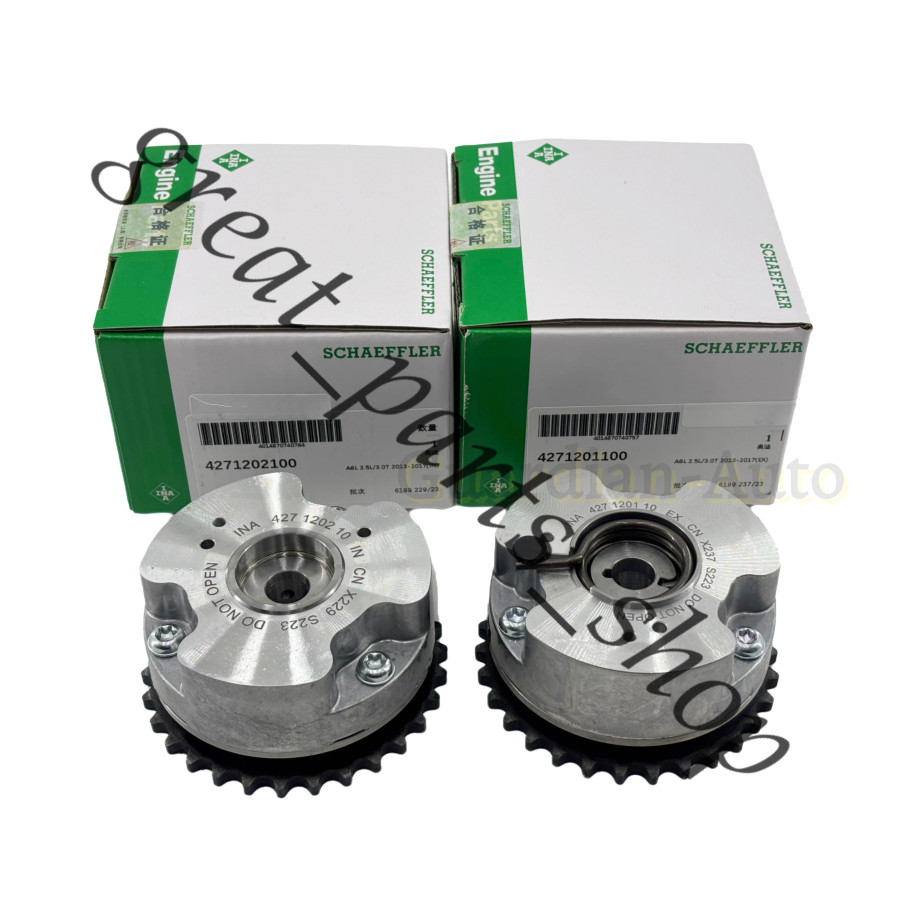 2X INA CAMSHAFT TIMING ADJUSTER FOR AUDI A8 RS7 S8 4.0 06E109083N 06E109084N