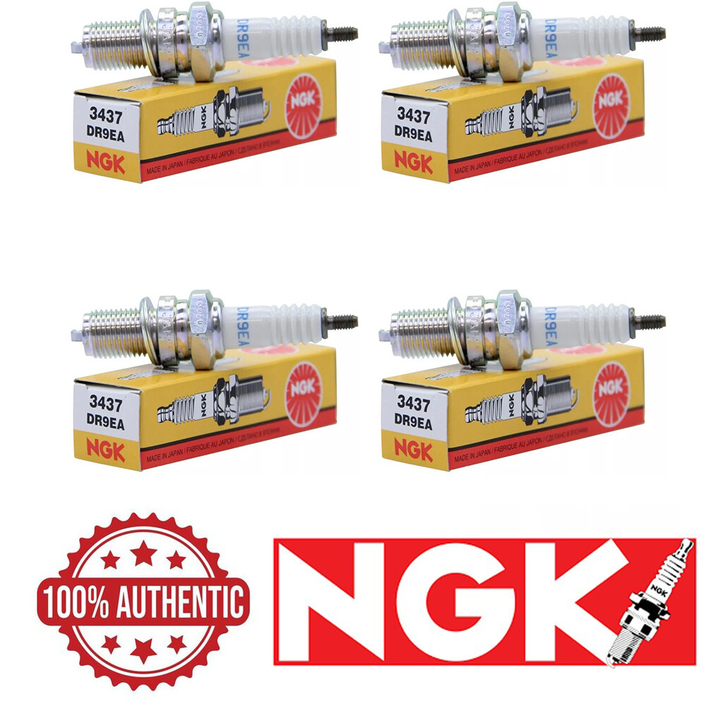 4 Plugs of NGK Standard Series Spark Plugs DR9EA/3437