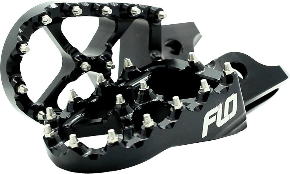 FLO MOTO Pro Series Foot Pegs Black YZ250F 24-26/ YZ450F 2023-2026 FPEG-7932BlK