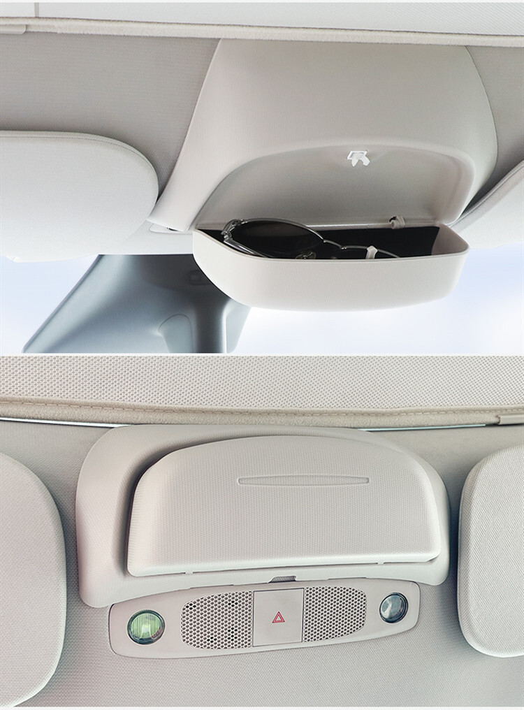 For 2017-2023 Tesla Model 3 Glasses Case Sunglasses Storage Holder Accessories For 2017-2023 Tesla Model 3 Glasses Case Sunglasses Storage Holder Accessories