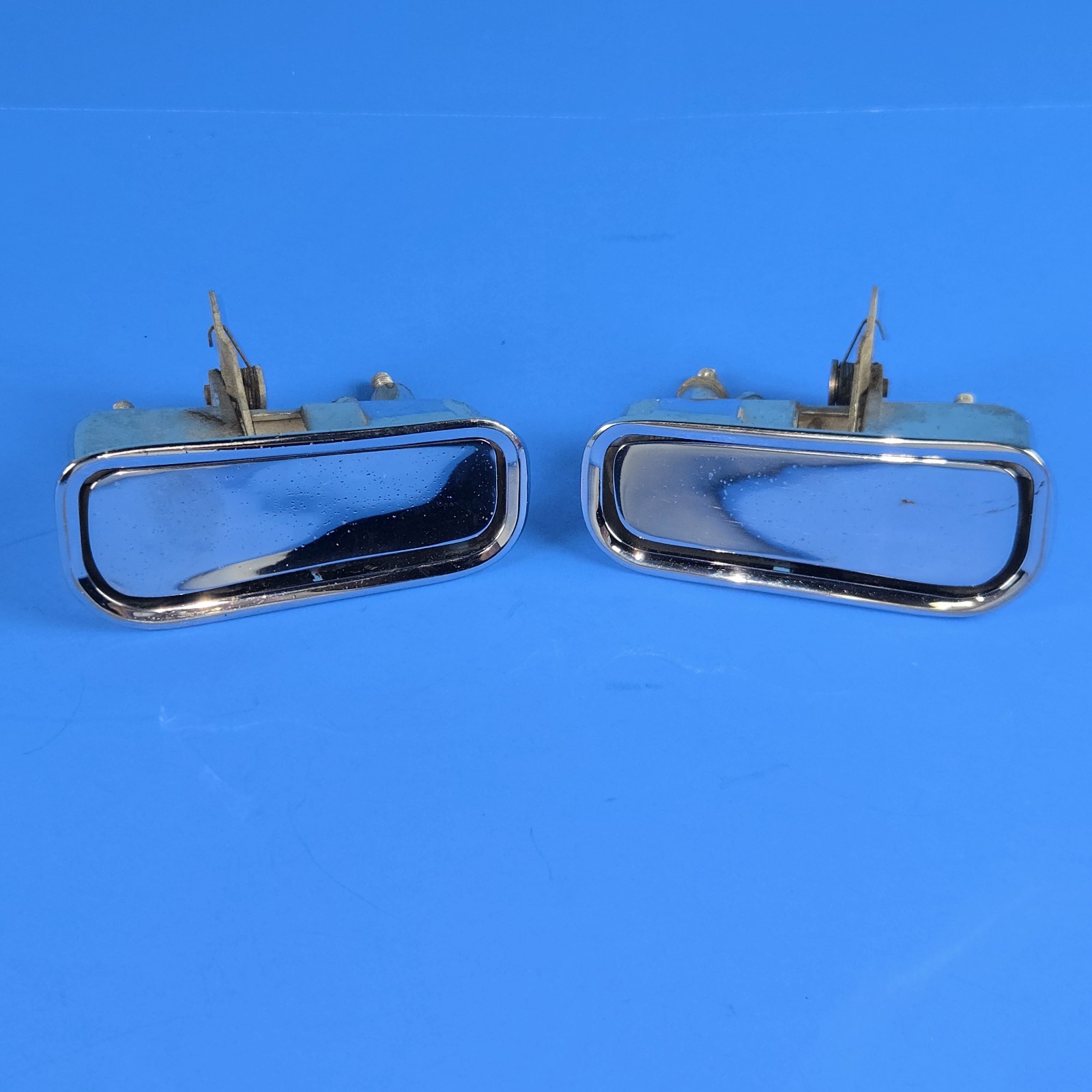 VTG Used OEM GM Corvette Exterior Chrome Door Handles, 1968-82 C3, Pair LH & RH VTG Used OEM GM Corvette Exterior Chrome Door Handles, 1968-82 C3, Pair LH & RH