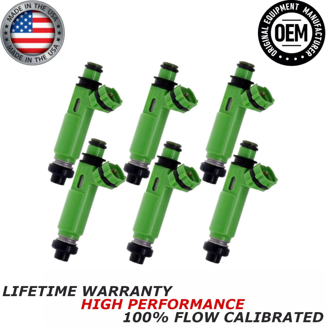 NEW x6 OEM DENSO FUEL INJECTORS FOR 1998-2003 Mitsubishi Montero Sport 3.0L NEW x6 OEM DENSO FUEL INJECTORS FOR 1998-2003 Mitsubishi Montero Sport 3.0L