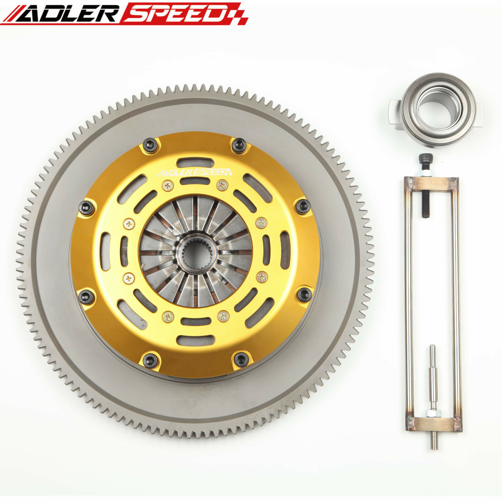 Racing Clutch Twin Disc Flywheel Kit For Subaru WRX STI EJ25 6 Speed 2004-2018