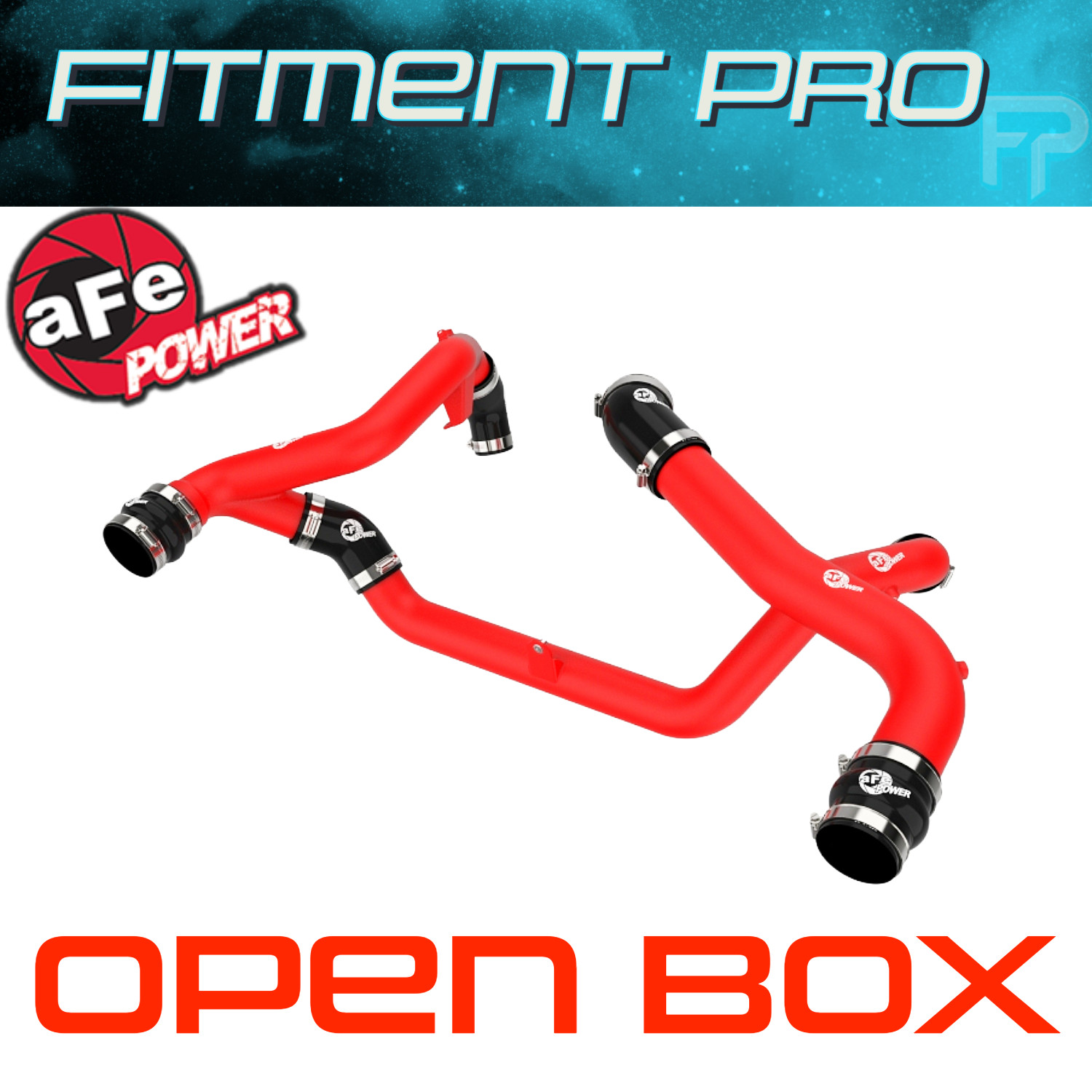 aFe BladeRunner Hot&Cold Charge Pipe Kit Red For 2022-2025 Ford Explorer 3.0T V6