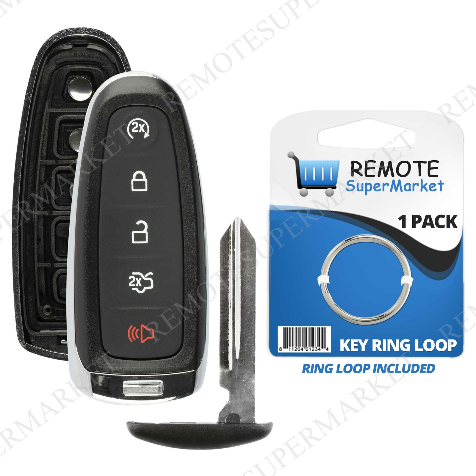 Replacement for 2013-16 Lincoln MKX MKS MKT Navigator Remote Key Fob Shell Case