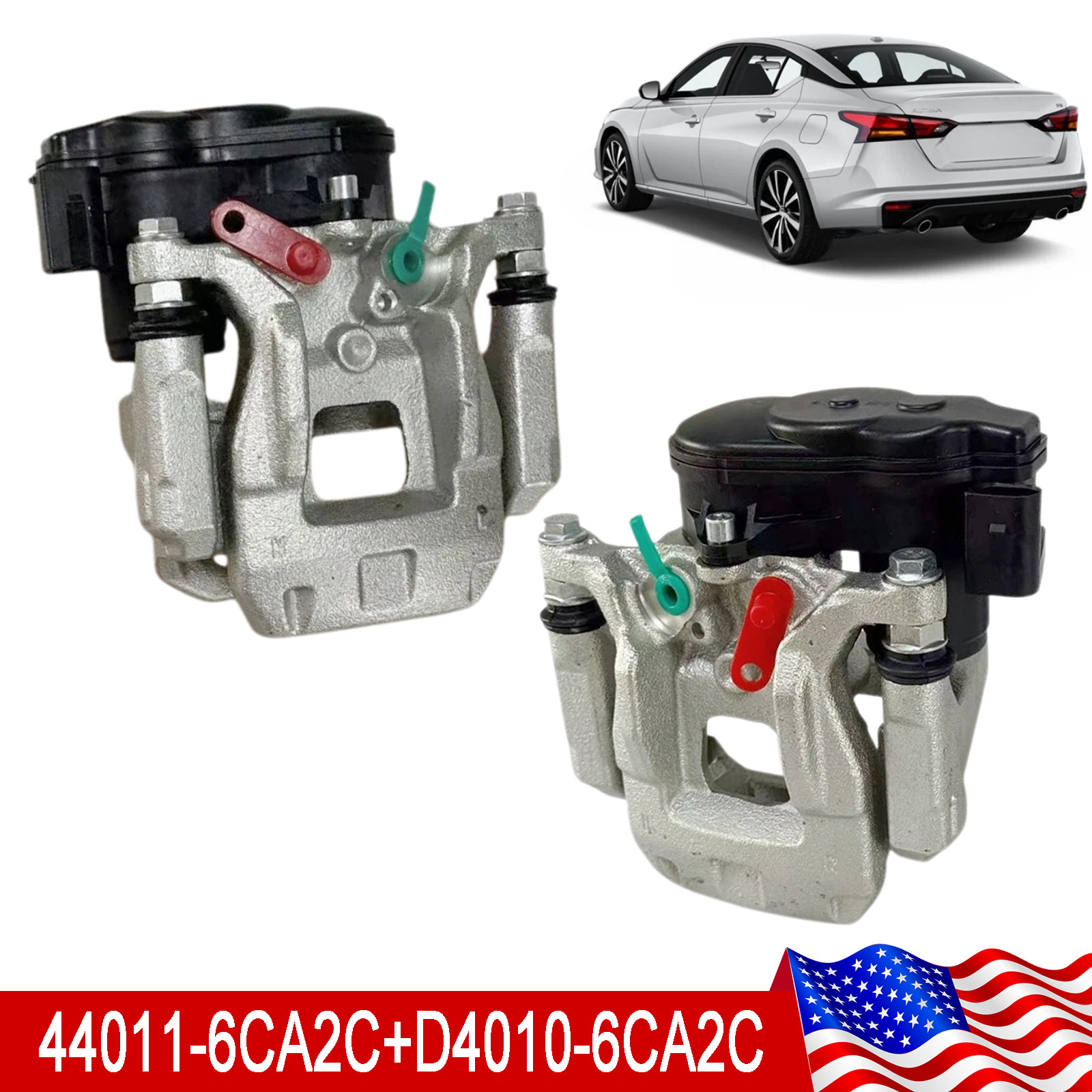 NEW Rear Left & Right Brake Caliper For 2019-2025 Nissan Altima AWD D4010-6CA2C