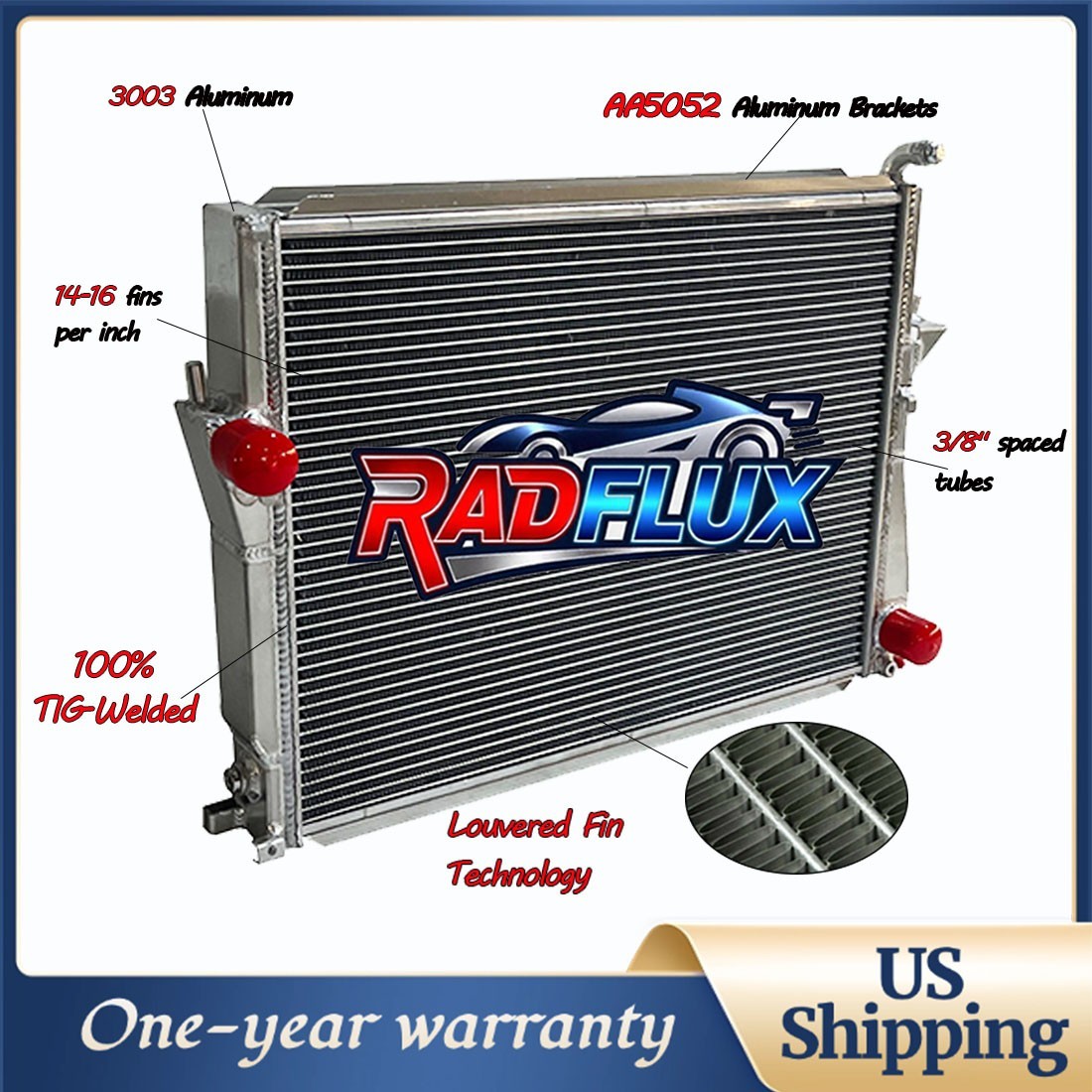 DPI2038 Radiator Fits BMW 1998-2002 Z3 M Coupe Roaster L6 3.2L MT Full Aluminum