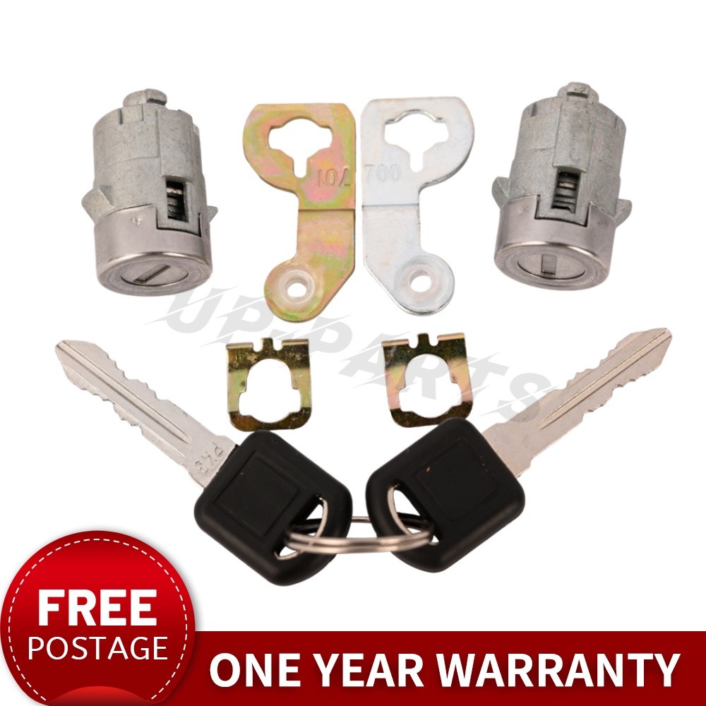 For 2001-2006 GM CHEVY SILVERADO TAHOE LEFT & RIGHT Door Lock Cylinder W/Clips