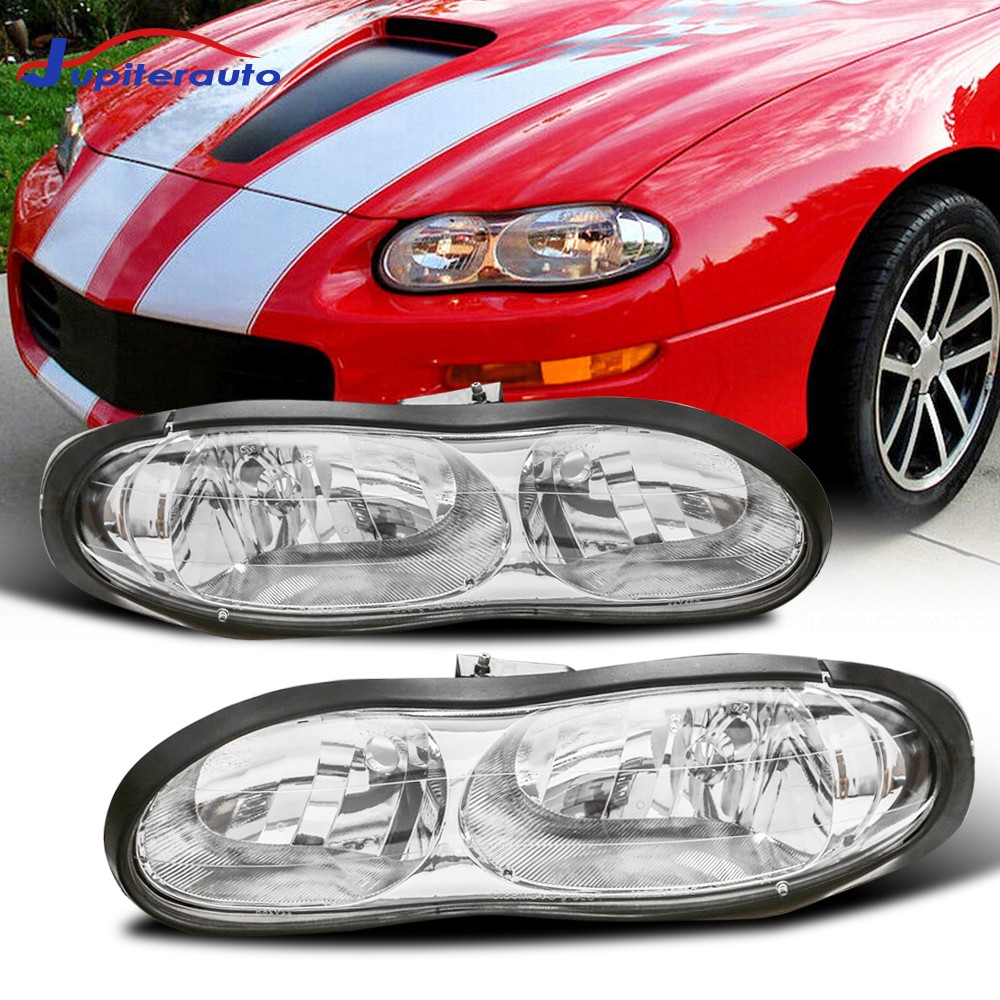 For 1998-2002 Chevrolet Camaro Z28 Base Headlights lamps Left & Right Side For 1998-2002 Chevrolet Camaro Z28 Base Headlights lamps Left & Right Side