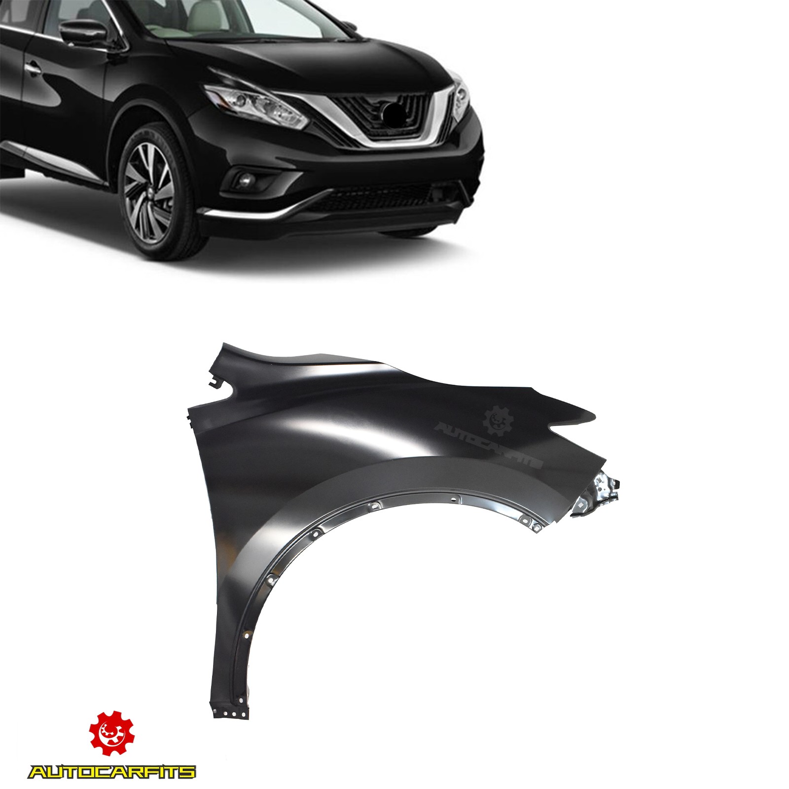 Fit Nissan Murano 2015-2024 Front Fender Panel Passenger Side NI1241216 Fit Nissan Murano 2015-2024 Front Fender Panel Passenger Side NI1241216
