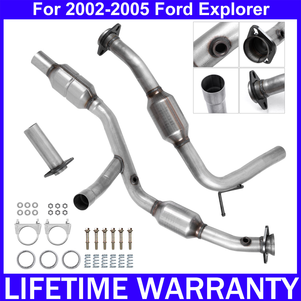 Fits 2002-2005 Ford Explorer Mercury Mountaineer 4.6L Front Catalytic Converter