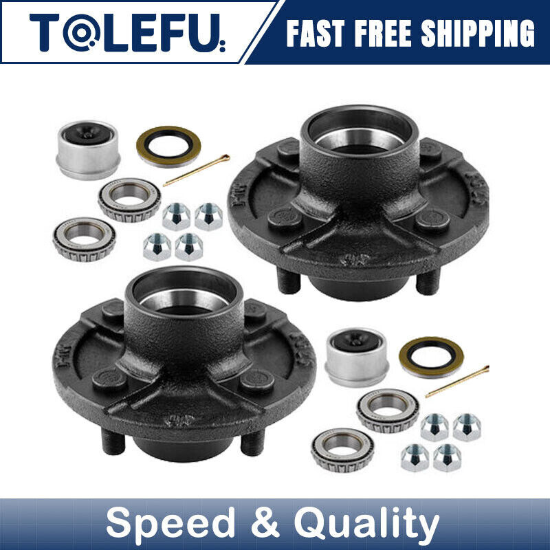 2PK Idler Hub Kits w/Hardware inner and outer bearing hub for 2000LBS Axle 2PK Idler Hub Kits w/Hardware inner and outer bearing hub for 2000LBS Axle