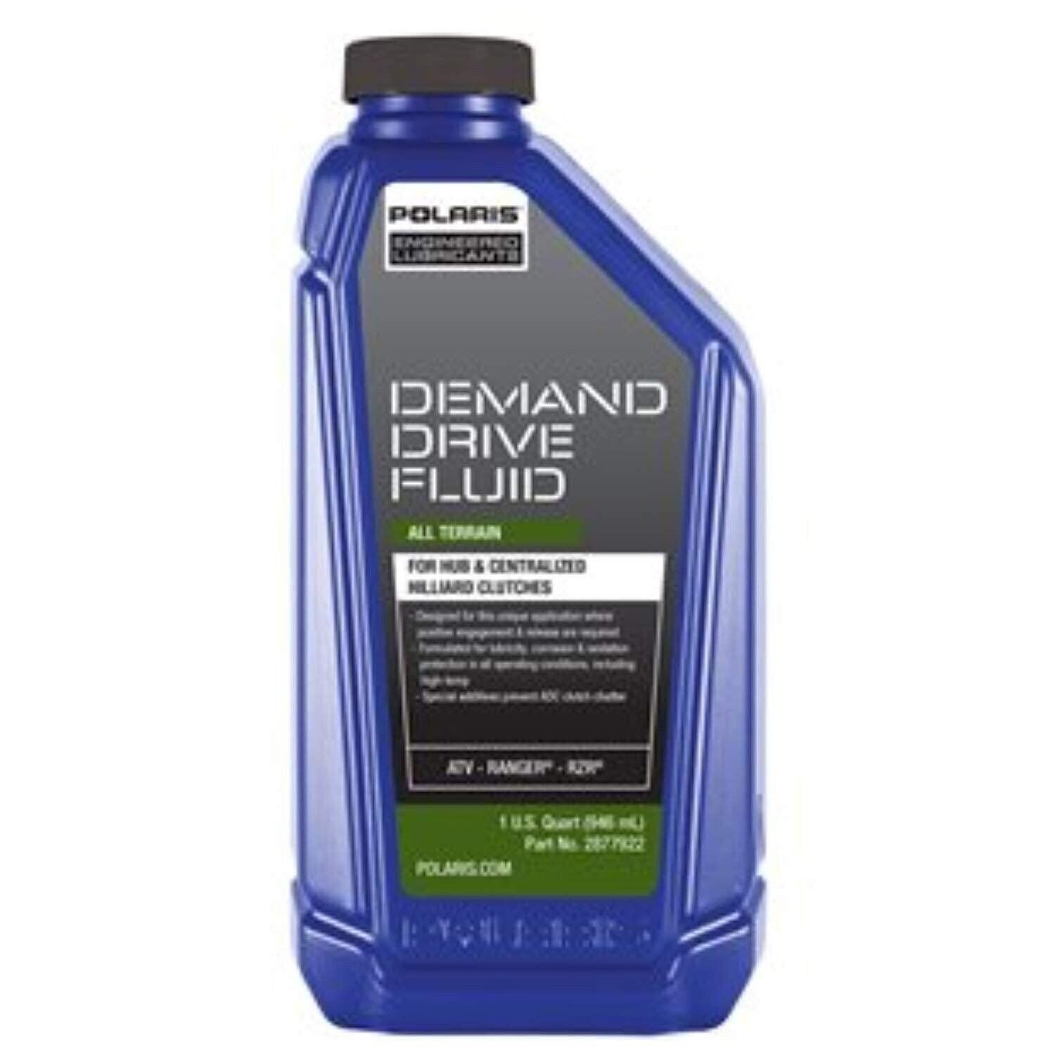 Polaris Off Road Demand Drive Front Gearcase and Centralized Clutch Drive Fluid,