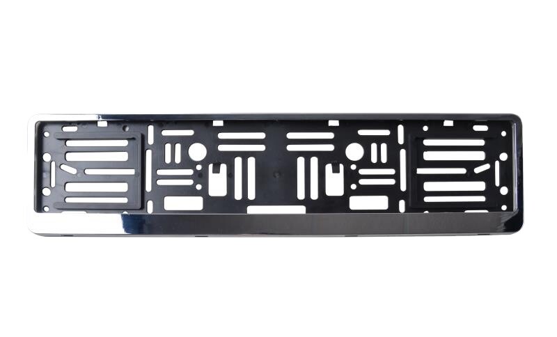 CHROME SILVER European Euro License Number Plate Holder Frame Car UK EU German