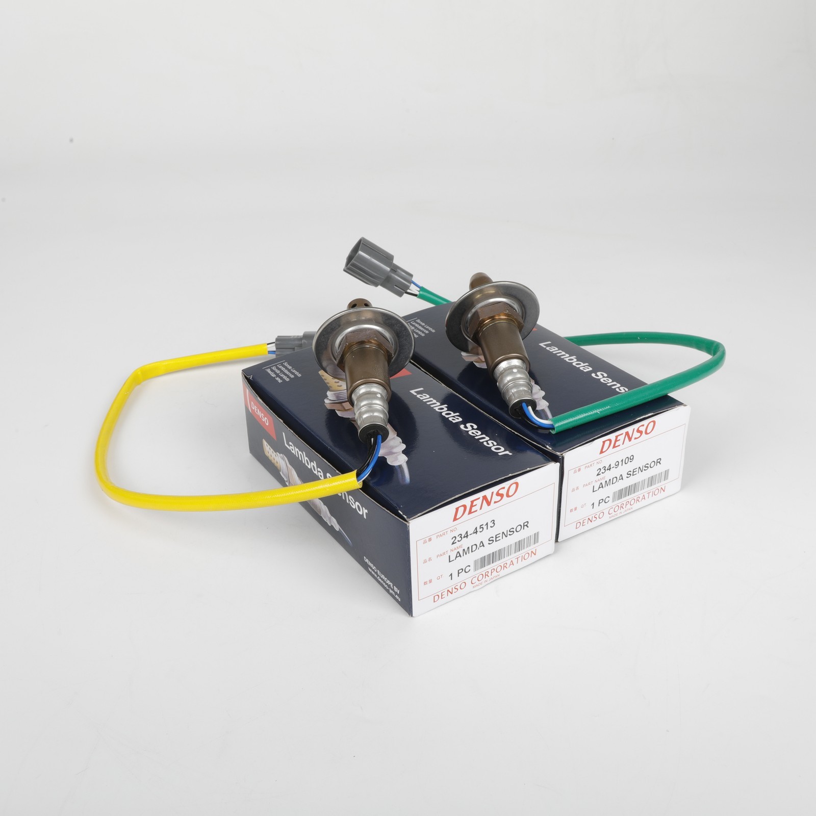 2PCS DENSO For Subaru Forester Impreza 2.0L 2.5L H4 Up+Down Oxygen O2 Sensor