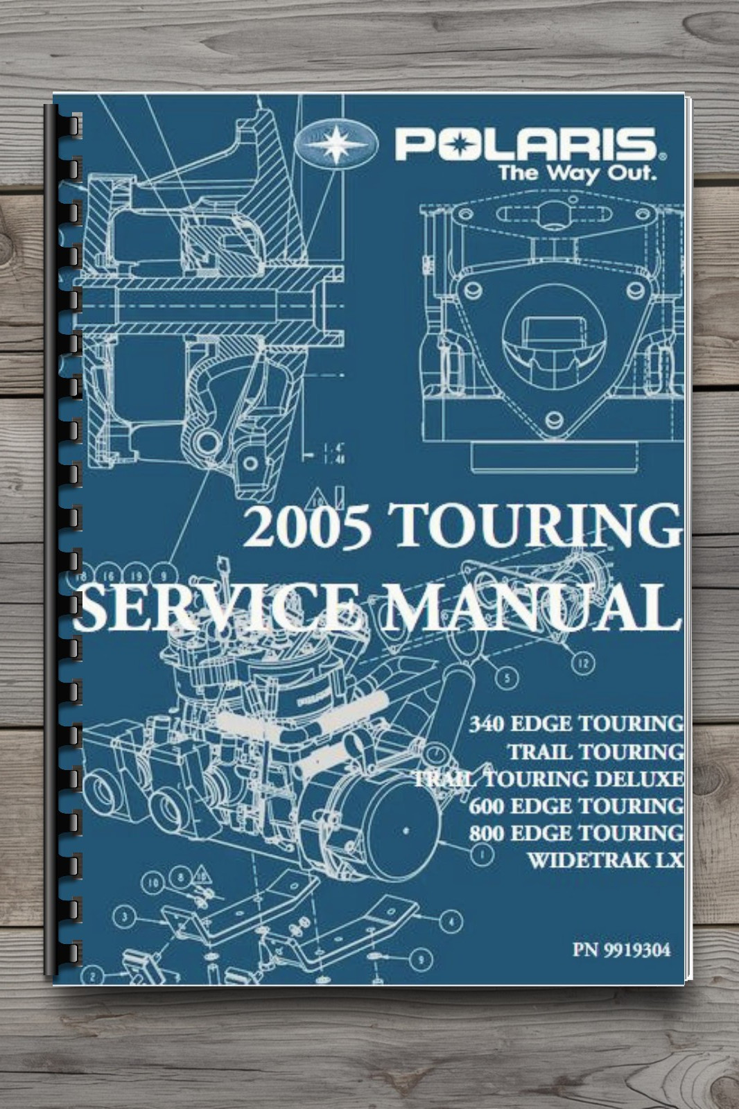 2005 Touring Snowmobile Service Manual Comb Bound 300 Pages