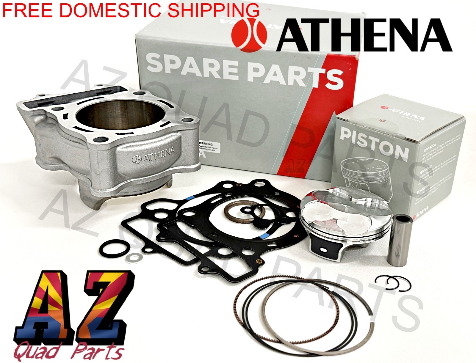 10-18 Suzuki RMZ250 RMZ 250 Stock Bore ATHENA Piston Cylinder Top End Rebuild 10-18 Suzuki RMZ250 RMZ 250 Stock Bore ATHENA Piston Cylinder Top End Rebuild