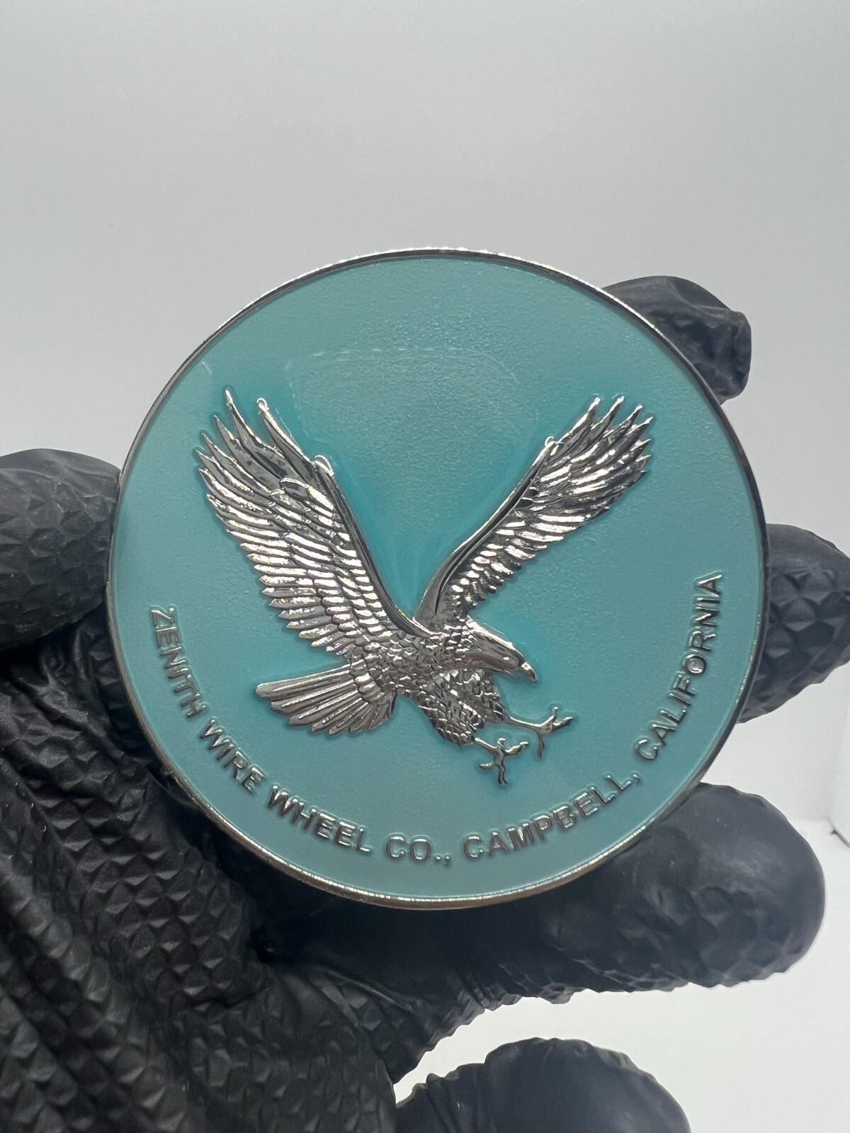 Zenith Flying Eagle 2.25 Metal Chip Emblems In Chrome and Gold (Set of 4) Zenith Flying Eagle 2.25 Metal Chip Emblems In Chrome and Gold (Set of 4)