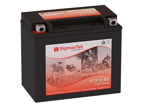 STX12-BS AGM Battery for Suzuki 250CC LT-F250, F Ozark (2002-2010) by SigmasTek