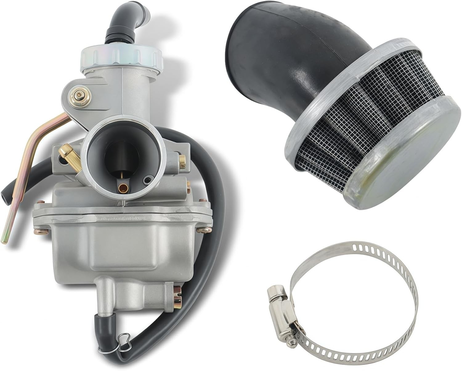 20mm PZ20 Carburetor with Air Filter Compatible Replacement for Honda Vehicles