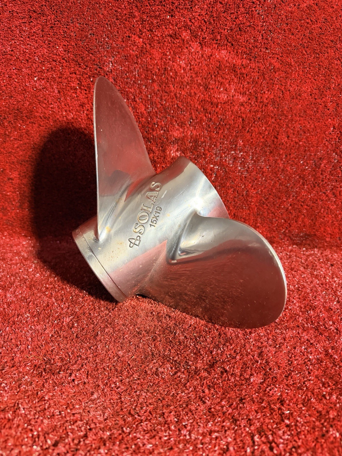 Solas 3X15X19 HONDA Outboard Prop Propeller Counter Rotation LH