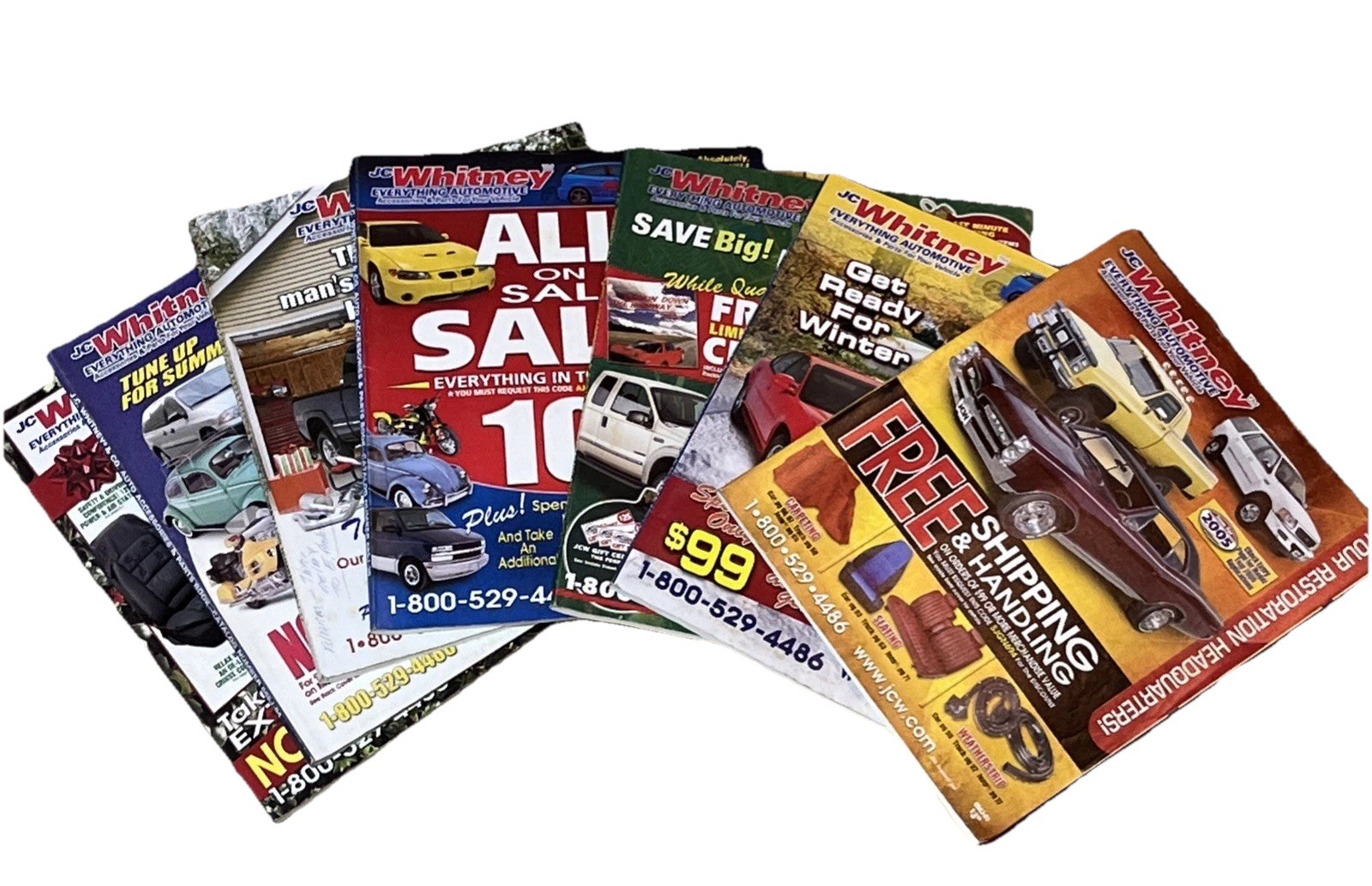 JC Whitney Automotive & Accessories Catalog Lot of 7 2004 - 2005 Car Parts Guide JC Whitney Automotive & Accessories Catalog Lot of 7 2004 - 2005 Car Parts Guide