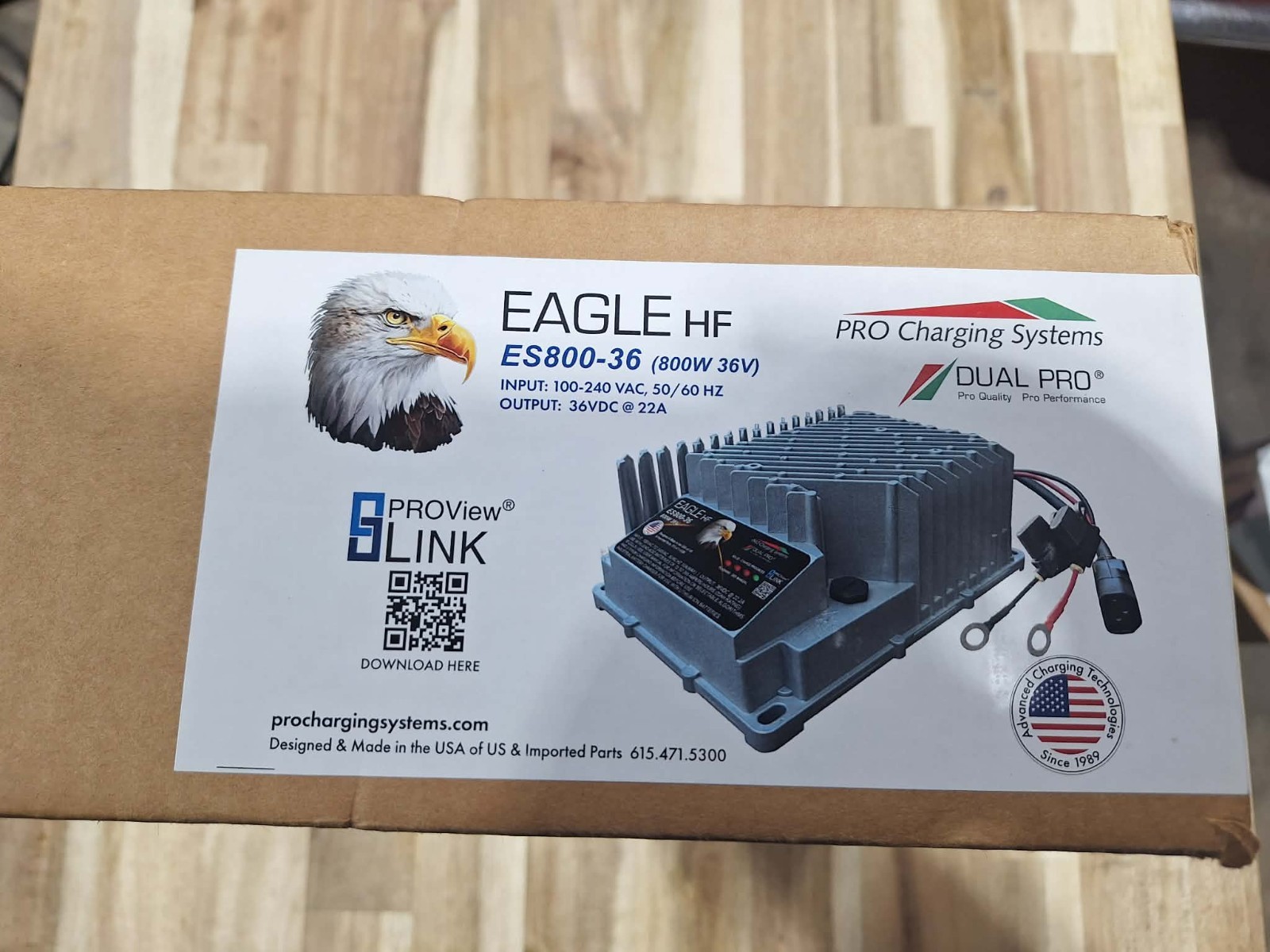 Dual Pro HF Eagle ES800 Series 36V Single Lithium Charger (ES0800-36V003) NEW Dual Pro HF Eagle ES800 Series 36V Single Lithium Charger (ES0800-36V003) NEW