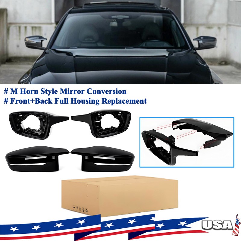 Upgrade M5 Style Mirror Cover Caps For BMW G22 G23 I4 G42 G30 G31 G38 G11 G12