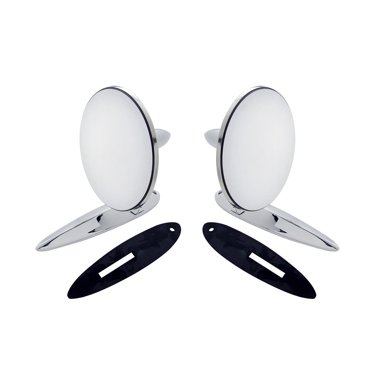 United Pacific 1955-1957 Chevy Passenger Car Exterior Mirror Bundle 110745