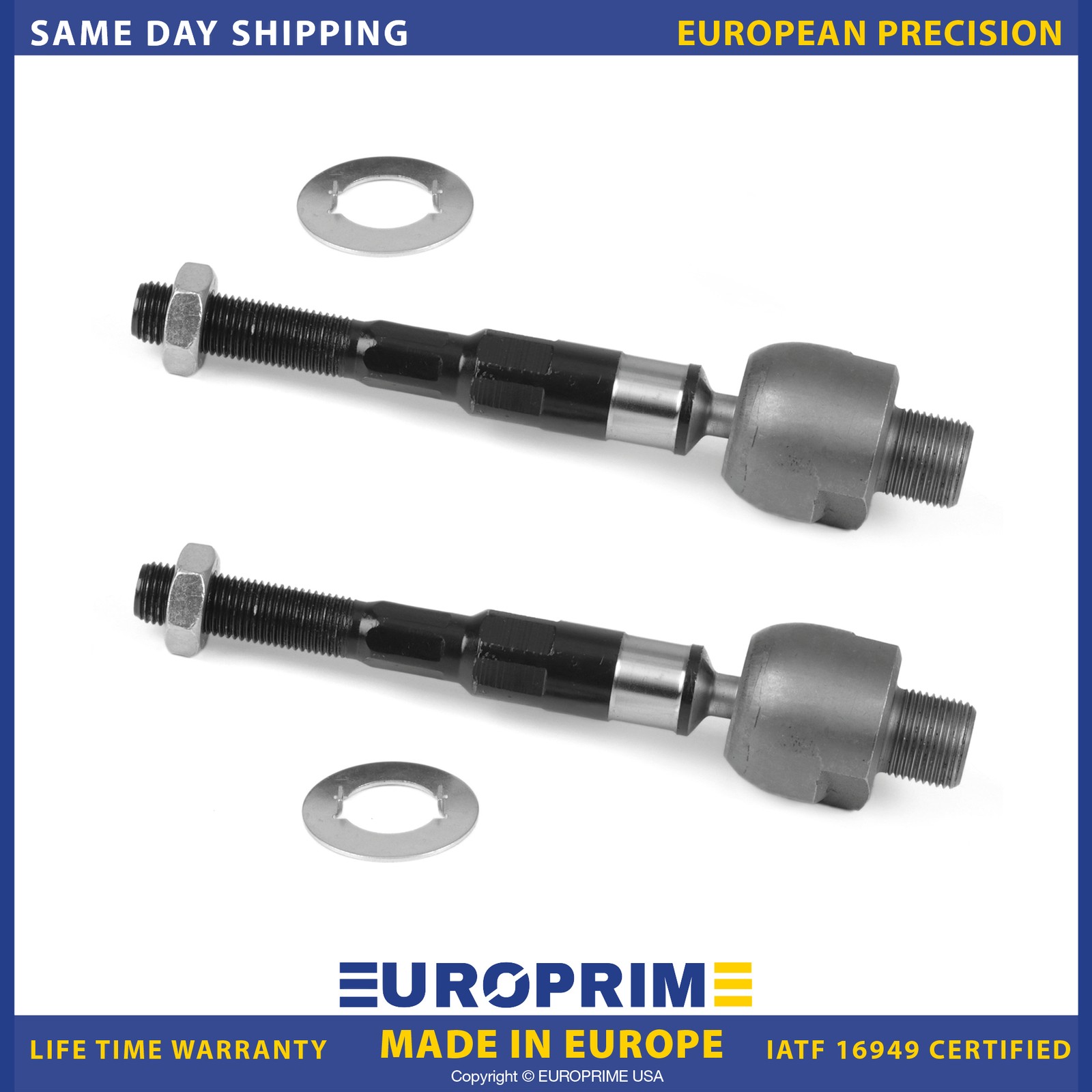 Front Inner Steering Tie Rods for 10-11 Honda Accord Crosstour 12-15 Crosstour