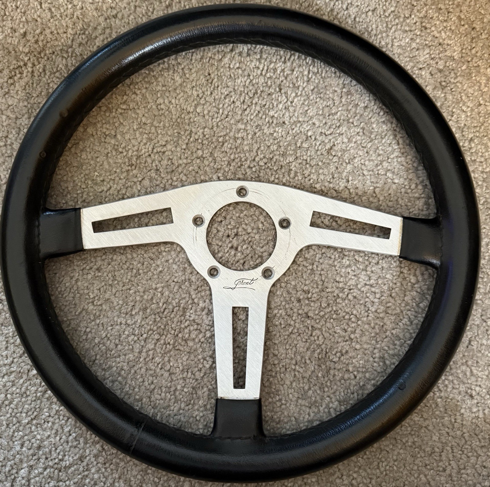 Vintage Grant Steering Wheel Made In Italy 18/10 High Quality Stainless Steel Vintage Grant Steering Wheel Made In Italy 18/10 High Quality Stainless Steel