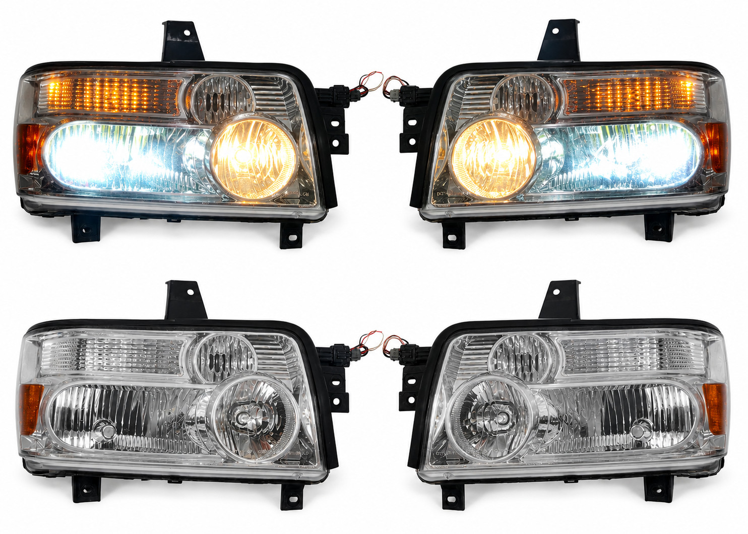 OEM 2004-2010 Infiniti QX56 HID Xenon Headlight Pair LH RH Driver Passenger