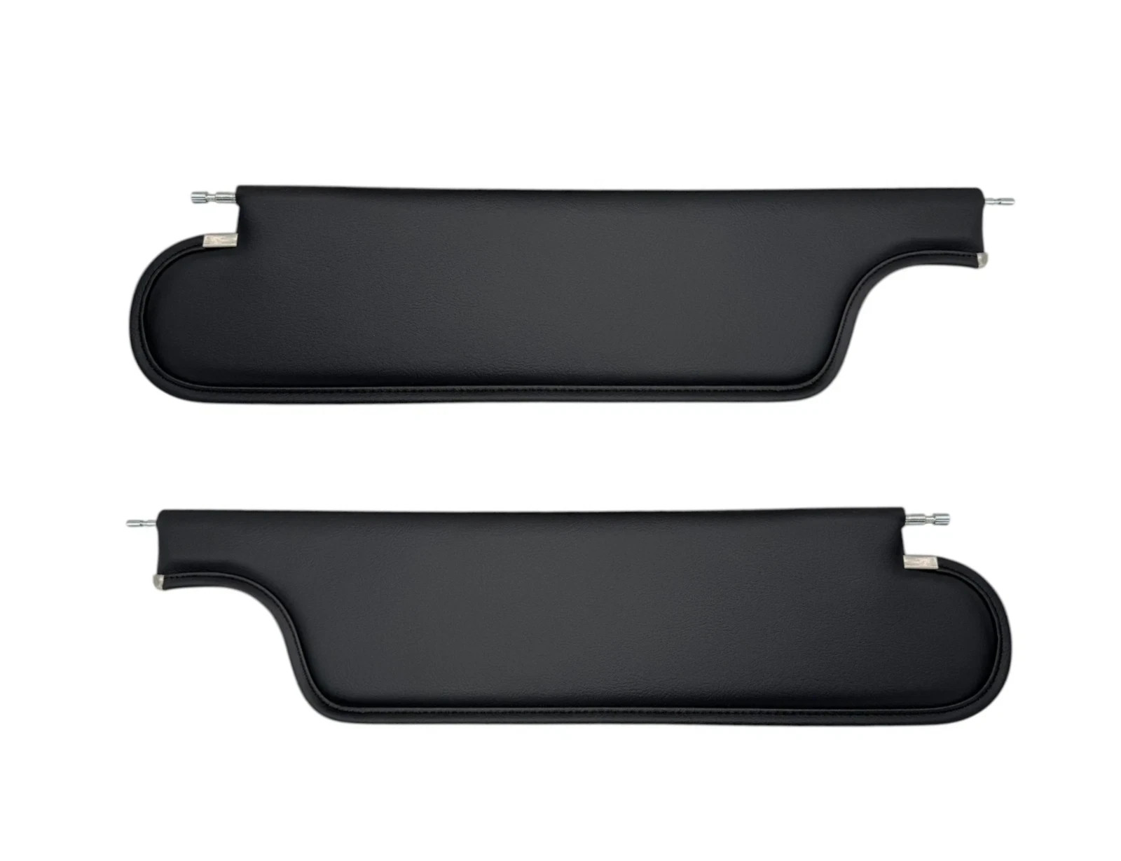 1966 1967 GM Oldsmobile cutlass 442 coupe Sun Visors Black two pin pair