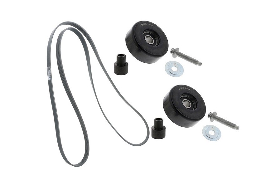 2x Drive Belt Idle Roller (on Engine Console) + Belt for Porsche 911 Brand New 2x Drive Belt Idle Roller (on Engine Console) + Belt for Porsche 911 Brand New