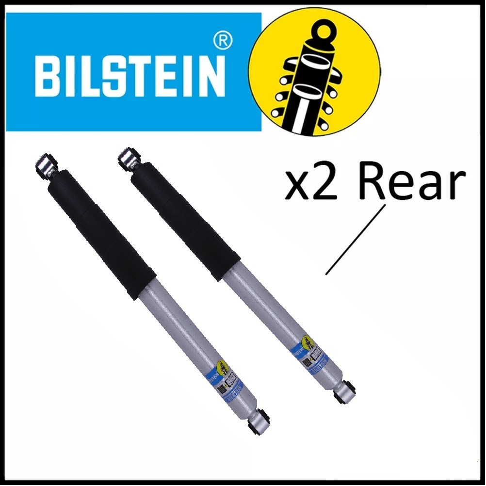 2019-26 Chevy Silverado Trail Boss GMC Sierra AT4 Rear Shock Pair Bilstein 5100 2019-26 Chevy Silverado Trail Boss GMC Sierra AT4 Rear Shock Pair Bilstein 5100