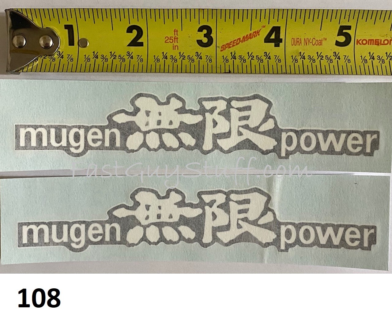 2 Mugen Power Decal sticker Vintage CR HRC Works 125 250 360 400 500 VMX AHRMA 
