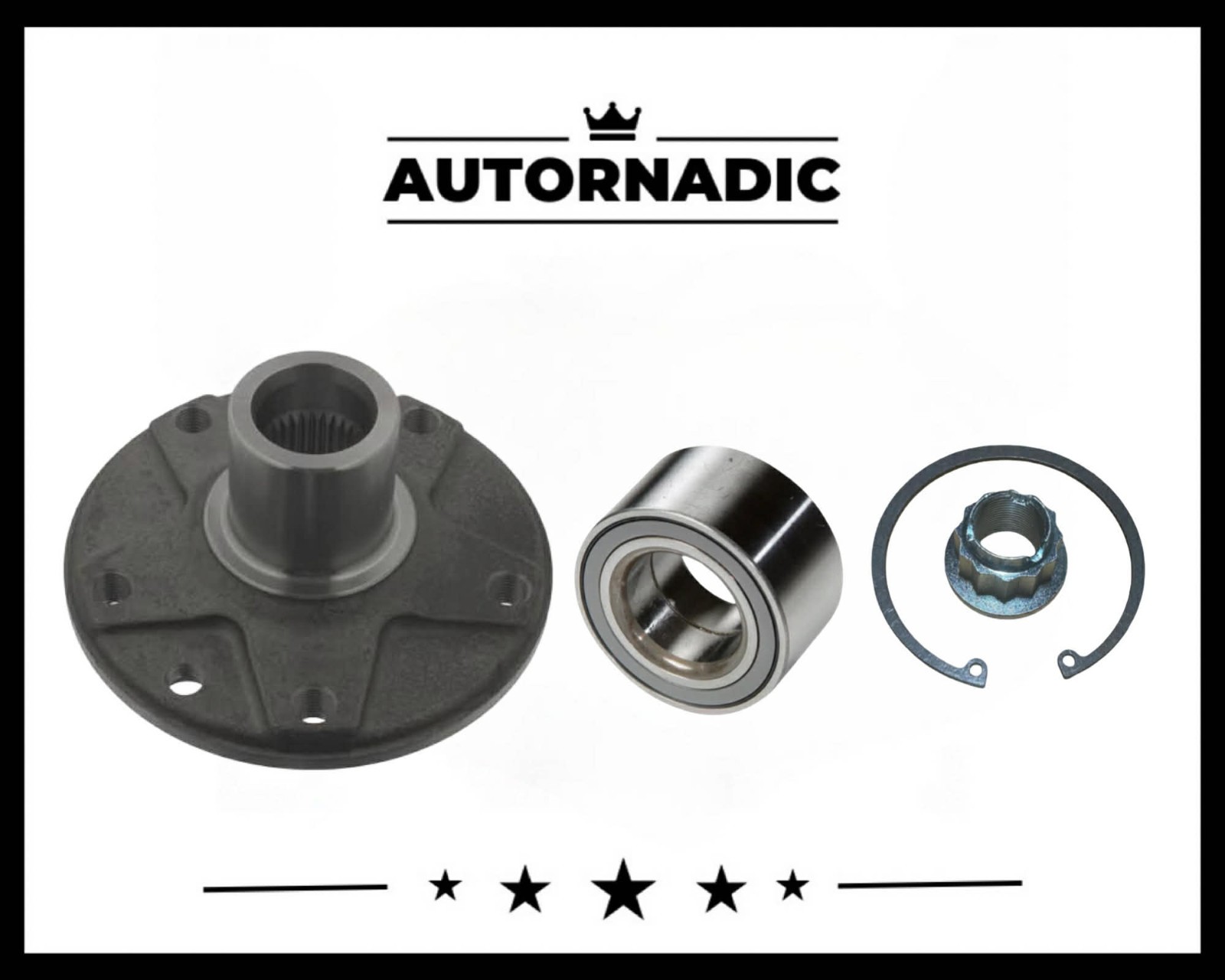 FRONT WHEEL HUB AND BEARING KIT FOR 2007-2015 AUDI Q7 