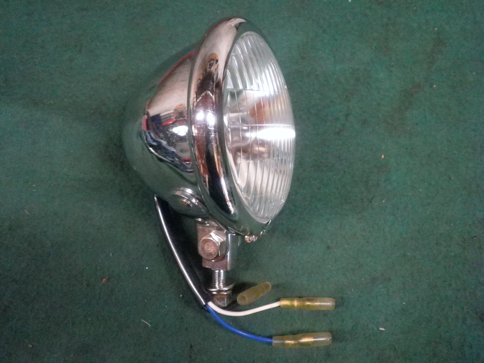 Classic & Vintage motorcycle mini head lamp/ spot lamp w 2 filaments NEW Classic & Vintage motorcycle mini head lamp/ spot lamp w 2 filaments NEW