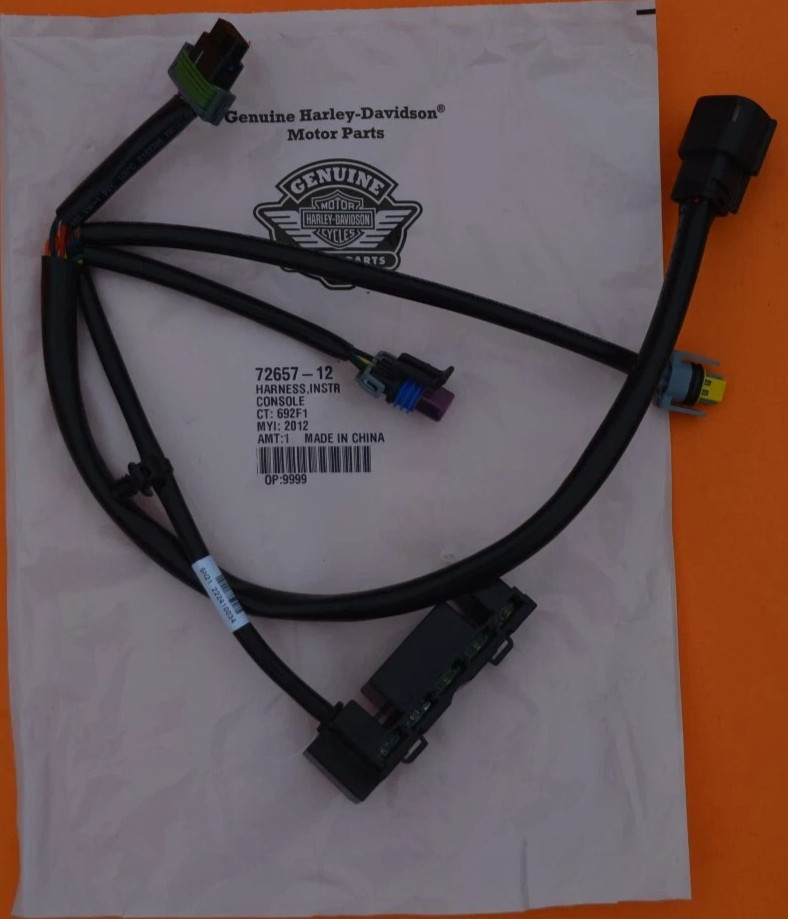 HARLEY NEW OEM 2012-17 SOFTAIL WIRING HARNESS INSTRUMENT CONTROLS 72657-12 HARLEY NEW OEM 2012-17 SOFTAIL WIRING HARNESS INSTRUMENT CONTROLS 72657-12