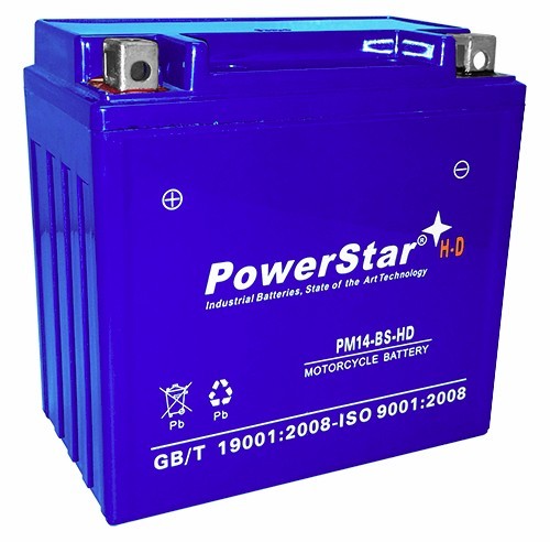 PowerStar H-D YTX14BS replaces Bikemaster MS12-14-BS