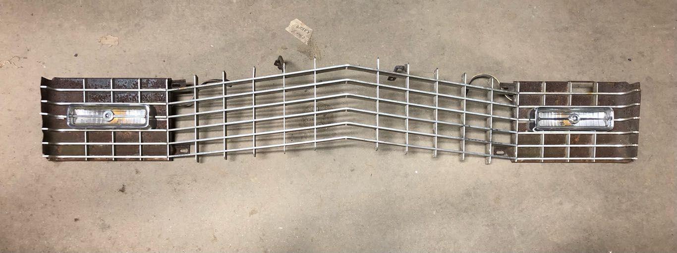 1967 Cadillac Coupe Deville Complete Grille W/ Extensions & Lights OEM 3514097