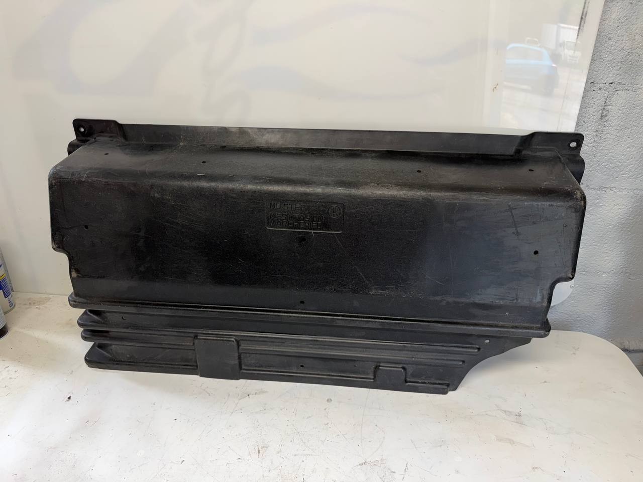 Isuzu NPR NPR-HD NQR Rear Cab Engine Compartment Cover Splash Shield OEM Used Isuzu NPR NPR-HD NQR Rear Cab Engine Compartment Cover Splash Shield OEM Used