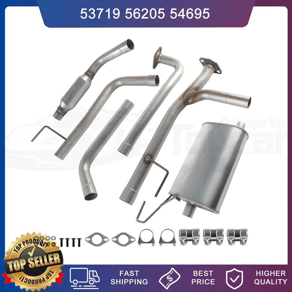 Resonator Muffler Exhaust System Assembly Fits 2007-2019 Nissan Frontier 4.0L