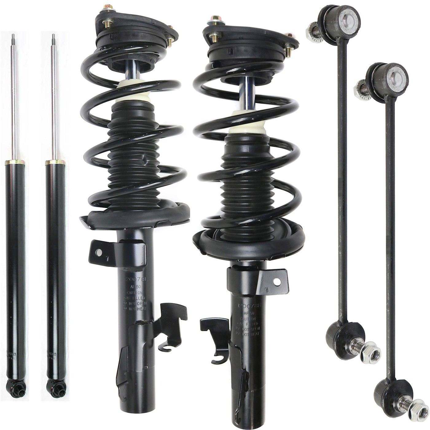 Suspension Kit For 2004-2009 Mazda 3 Front and Rear Driver and Passenger Side