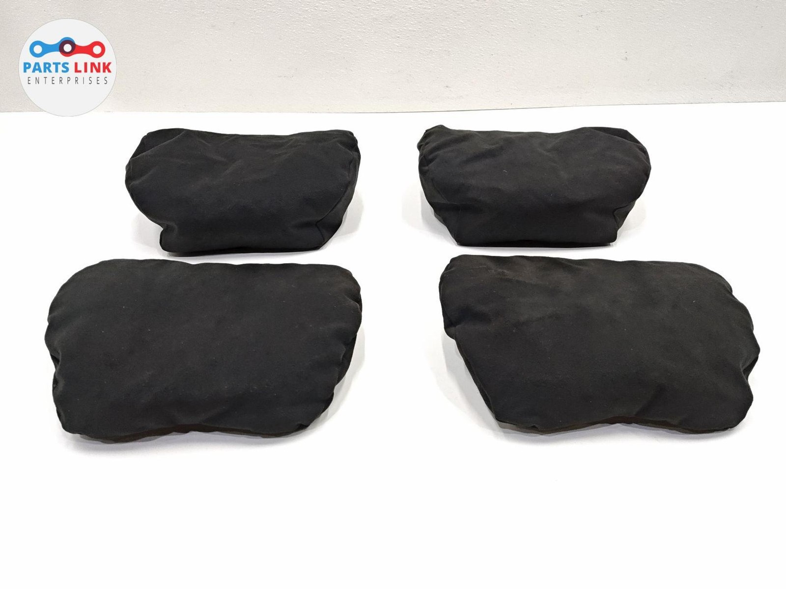 2021-25 MERCEDES S580 W223 FRONT REAR SEAT HEADREST PILLOWS ANTHRACITE SET