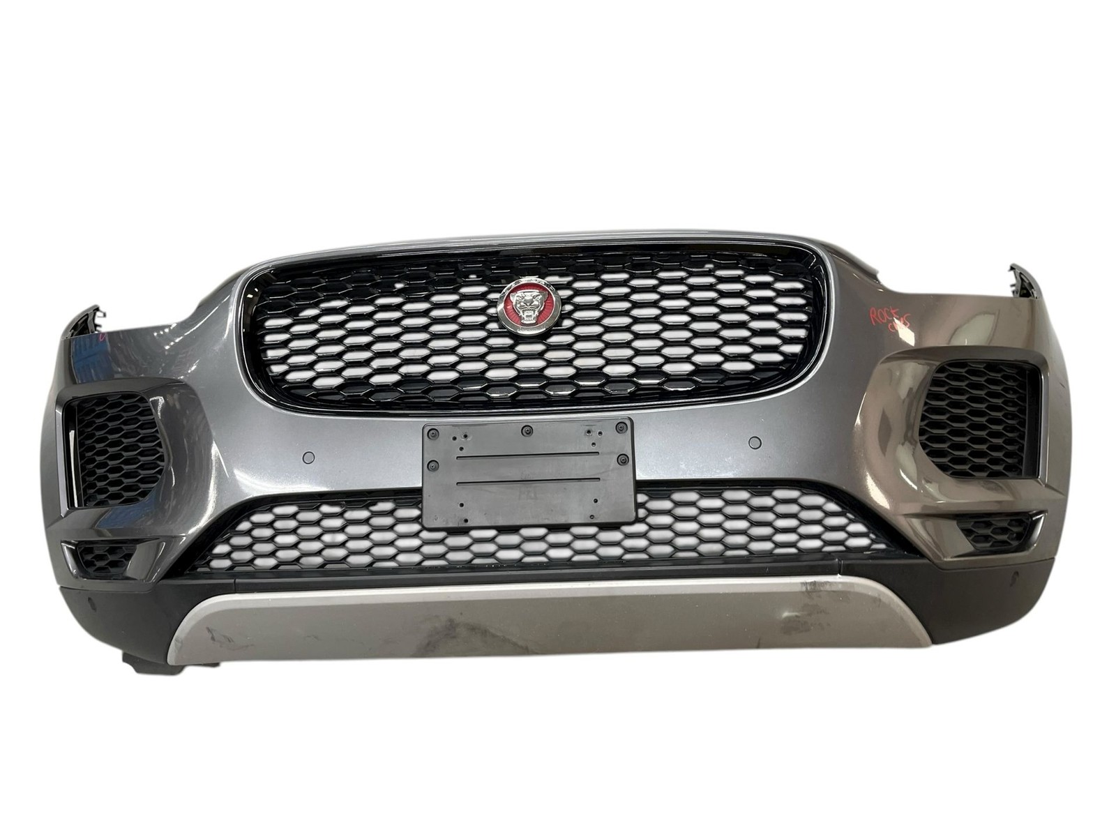 2018-2020 JAGUAR E-PACE 2L AWD FRONT BUMPER W/GRLLE &AUTO PARK W/O SURROUND VIEW