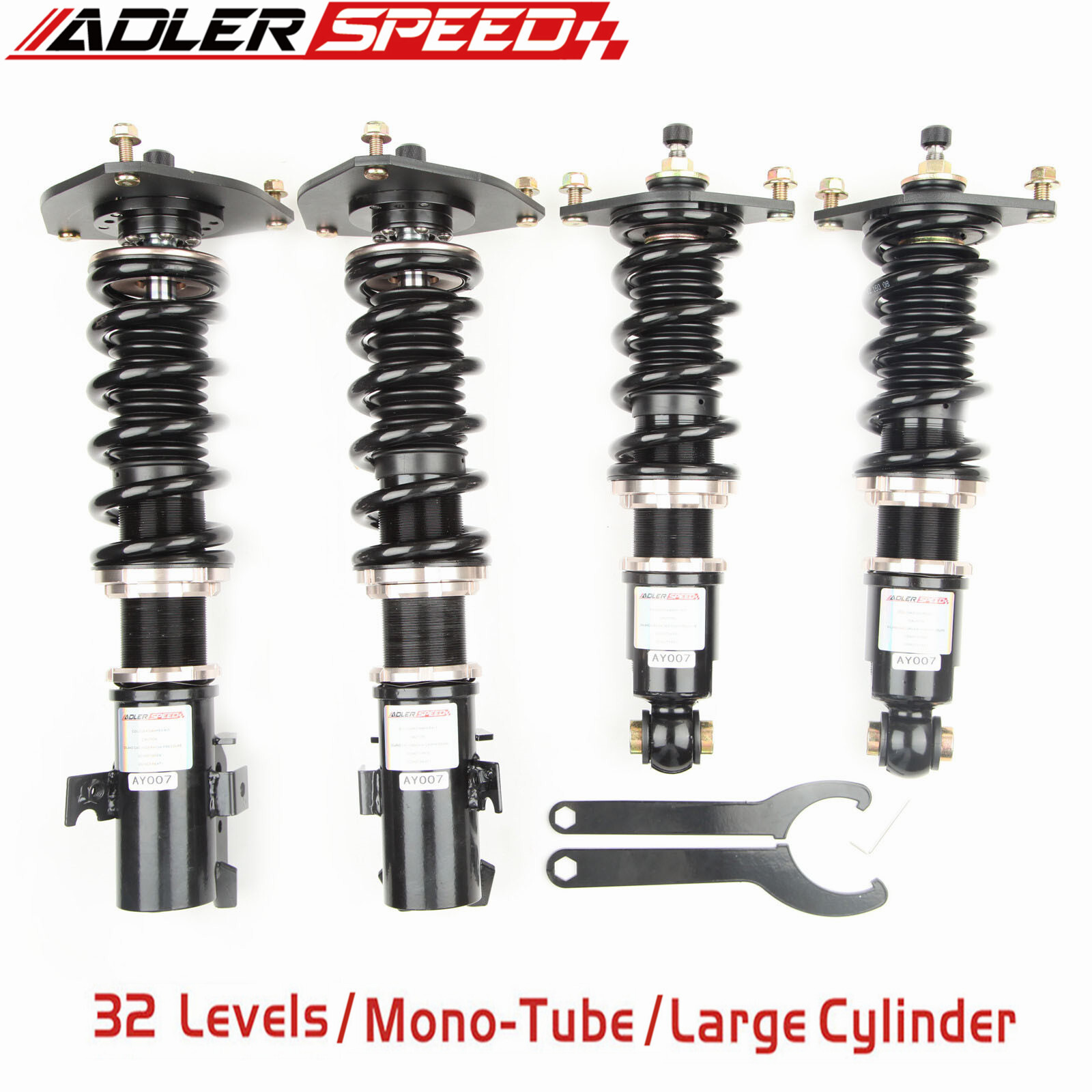 ADLERSPEED 32 Step Mono Tube Coilover Suspension For Subaru Impreza WRX 2008-14