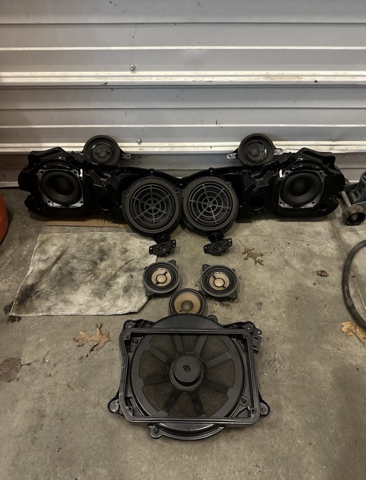 2012-18 AUDI C7 A6 S6 FULL SET BOSE SPEAKER AND AMP