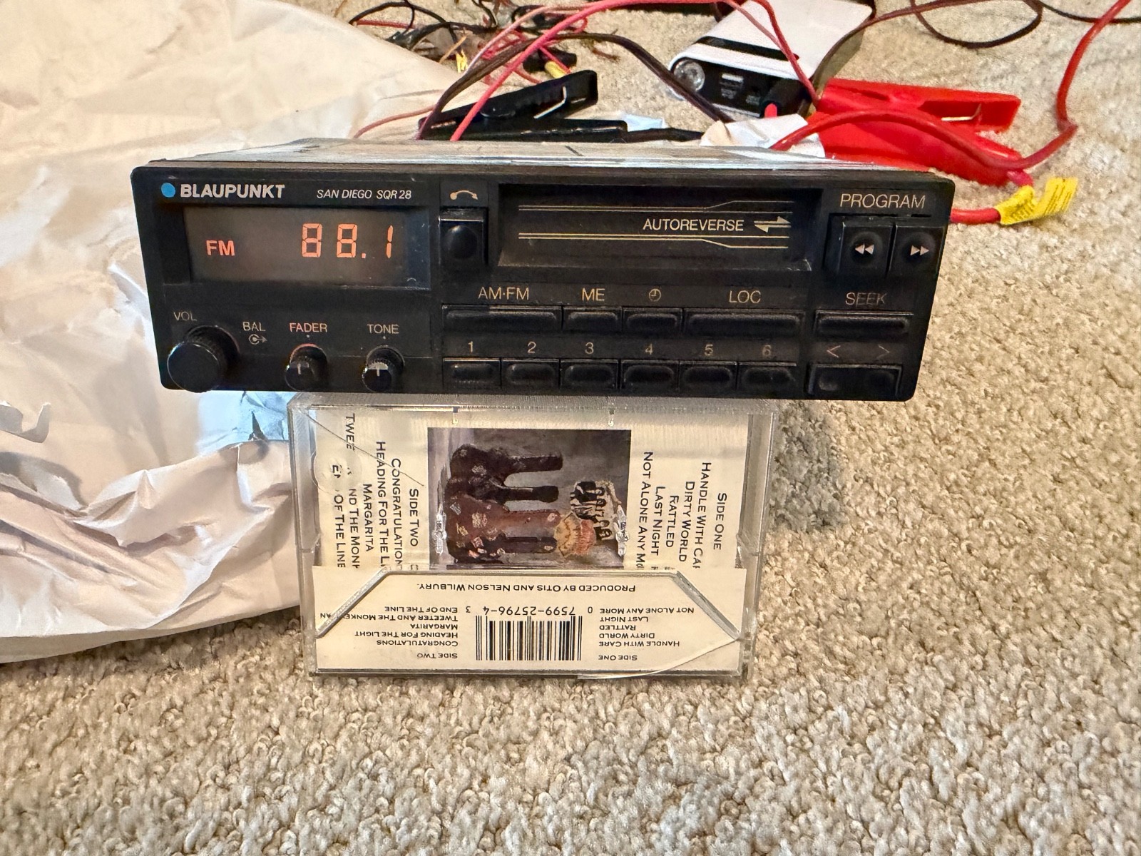 Blaupunkt San Diego 1980s Radio, Cassette Works Blaupunkt San Diego 1980s Radio, Cassette Works